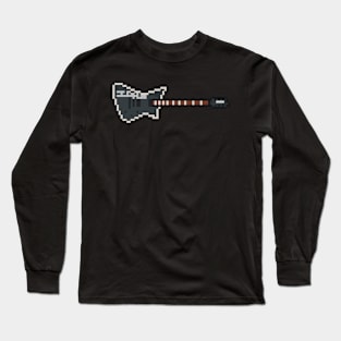 Pixel Black Riggs Vertigo Guitar Long Sleeve T-Shirt